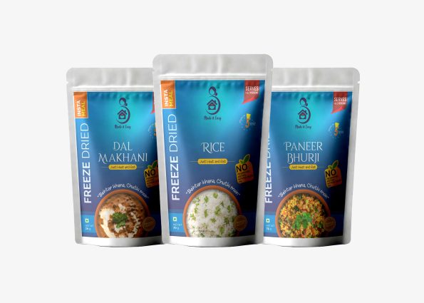 Paneer Bhurji + Dal Makhani + Rice